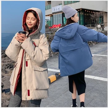 winter Women Jacket 2019 woman parka Winter long female Jacket Warm cotton coat women loose hooded women's parkas R181
winter Women Jacket 2019 woman parka Winter long female Jacket Warm cotton coat women loose hooded women's parkas R181