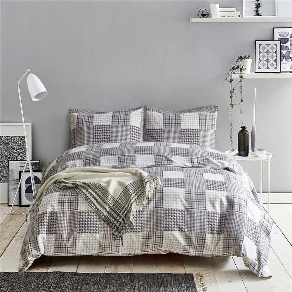 Home bedding Sets 3pcs Nordic Grey Plaid Bed Linen Pillowcase+Duvet Cover Set Fashion Bird Bedclothes US Size Quilt Cover
Home bedding Sets 3pcs Nordic Grey Plaid Bed Linen Pillowcase+Duvet Cover Set Fashion Bird Bedclothes US Size Quilt Cover