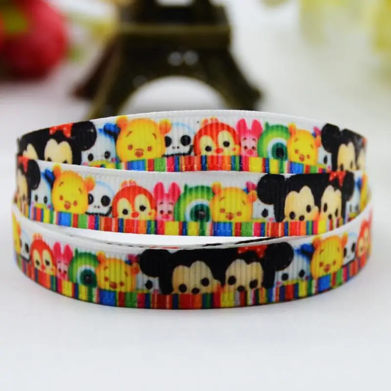 3/8''(9mm) Tsum Tsum Cartoon Character printed Grosgrain Ribbon party decoration satin ribbons Hairbow A-00069
3/8''(9mm) Tsum Tsum Cartoon Character printed Grosgrain Ribbon party decoration satin ribbons Hairbow A-00069