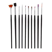 10Pcs/Set Mixed Shape Size Nail Art Liner Paint Brushes Pro DIY Manicure 3D Nail Gel Polish Flower Grid Image Drawing Tool Pens
10Pcs/Set Mixed Shape Size Nail Art Liner Paint Brushes Pro DIY Manicure 3D Nail Gel Polish Flower Grid Image Drawing Tool Pens