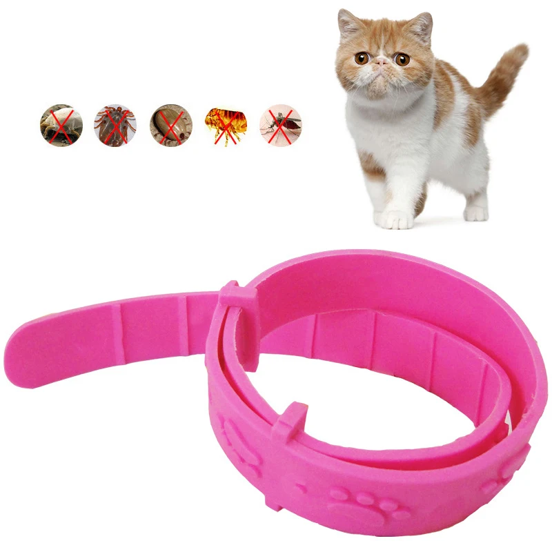 

Adjustable 4-in-1 Cat Collars Pet Dog Cat Adjustable Collar Effective Remove FLea Mite Lice Insecticide Mosquitoes Cat Supplies