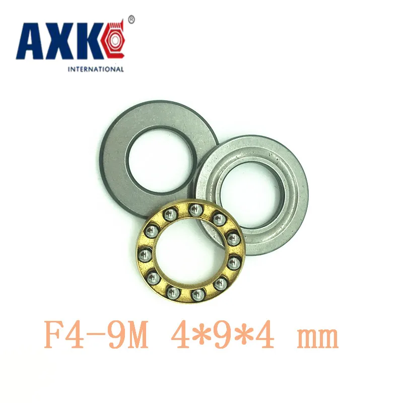 

AXK 10pcs Free Shipping Axial Ball Thrust Bearings F4-9M 4*9*4 mm Plane thrust ball bearing