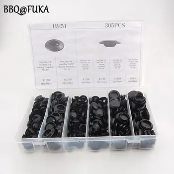 BBQ@FUKA 305Pcs Car Plastic Plug Button Clips Rivet Flush Sheet Metal Plug Assortment Kit Fit For Honda Ford Buick Mazda Toyota
BBQ@FUKA 305Pcs Car Plastic Plug Button Clips Rivet Flush Sheet Metal Plug Assortment Kit Fit For Honda Ford Buick Mazda Toyota