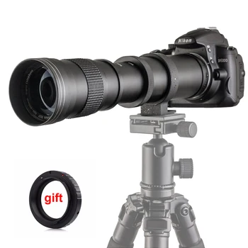 420-800mm F/8.3-16 Manual Super Telephoto Zoom Lens +T2 Mount Ring Adapter for DSLR Canon Nikon Pentax Olympus Sony A6300 A7
420-800mm F/8.3-16 Manual Super Telephoto Zoom Lens +T2 Mount Ring Adapter for DSLR Canon Nikon Pentax Olympus Sony A6300 A7