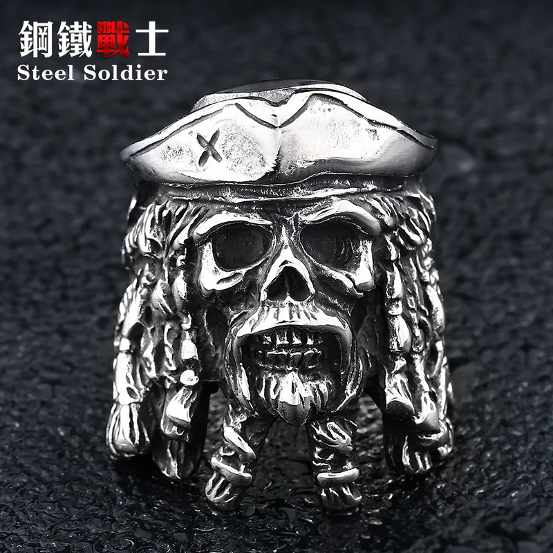 Steel soldier 2018 new style original nordic viking punk skull ring stainless steel jewelry
Steel soldier 2018 new style original nordic viking punk skull ring stainless steel jewelry