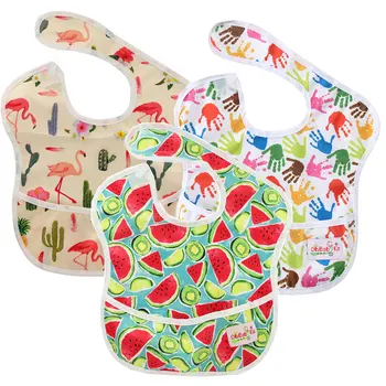 3PCS/Pack Waterproof Bibs for Baby Feeding Clothes Baberos Bebes Baby Feeding Superbib Big Easy Clean Waterproof Pocket
3PCS/Pack Waterproof Bibs for Baby Feeding Clothes Baberos Bebes Baby Feeding Superbib Big Easy Clean Waterproof Pocket