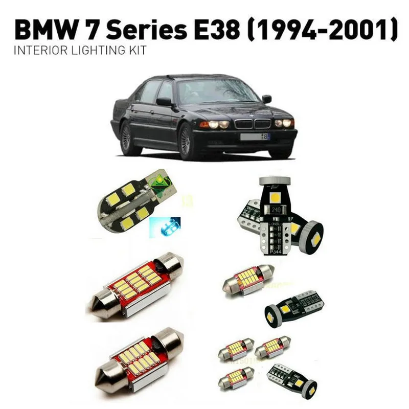Светодиодные внутренние фары для BMW серий 7 e38 1994-2001, 21 шт., светодиодные фары для автомобилей, комплект освещения, автомобильные лампы без ошибок Canbus
Светодиодные внутренние фары для BMW серий 7 e38 1994-2001, 21 шт., светодиодные фары для автомобилей, комплект освещения, автомобильные лампы без ошибок Canbus