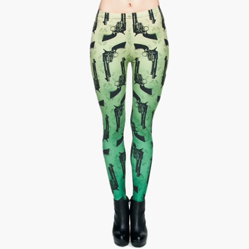 Hot Sale Fashion Guns Green 3D Full Printed Leggings Punk Women Legging Stretchy Trousers Casual Pants Leggings
Hot Sale Fashion Guns Green 3D Full Printed Leggings Punk Women Legging Stretchy Trousers Casual Pants Leggings