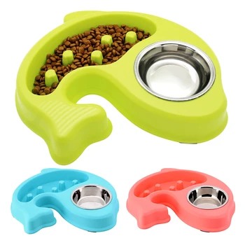 Anti Choke Dog Feeding Bowls Pet Food Water Bowl Puppy Slow Down Eating Feeder Dish Drinking Bowl Dogs Supplies Green Pink Blue
Anti Choke Dog Feeding Bowls Pet Food Water Bowl Puppy Slow Down Eating Feeder Dish Drinking Bowl Dogs Supplies Green Pink Blue