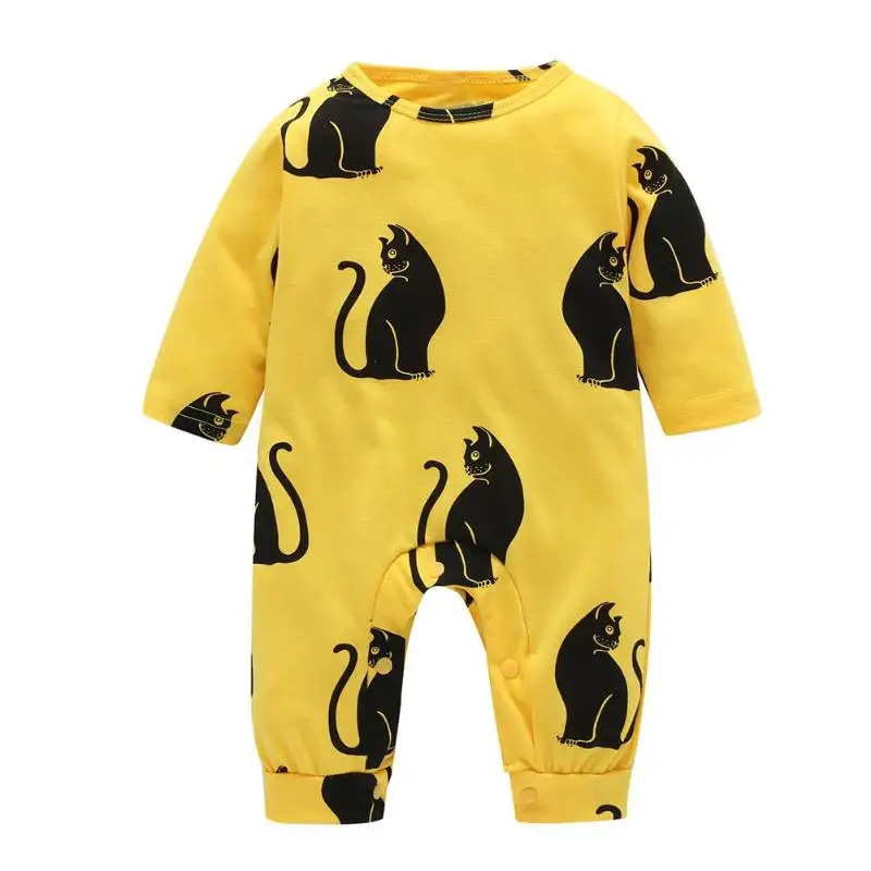 Newborn Baby Cartoon Cat Rompers Long Sleeve Infant Jumpsuit Clothing Basic Soft O-Neck Boys Girls Merry Christmas Clothes
Newborn Baby Cartoon Cat Rompers Long Sleeve Infant Jumpsuit Clothing Basic Soft O-Neck Boys Girls Merry Christmas Clothes