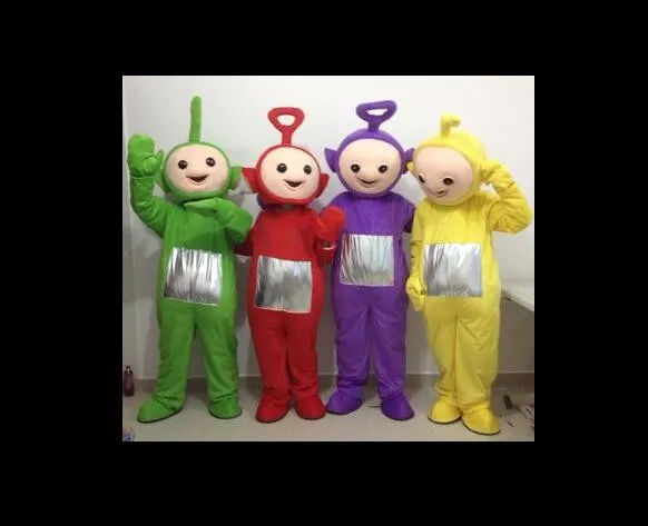 Cosplay&ware Adult The Red Teletubbies Mascot Costume Fancy Dress Festive Clothing 4 Cosplay&ware Adult The Red Teletubbies Mascot Costume Fancy Dress Festive Clothing -Cosplayware Store