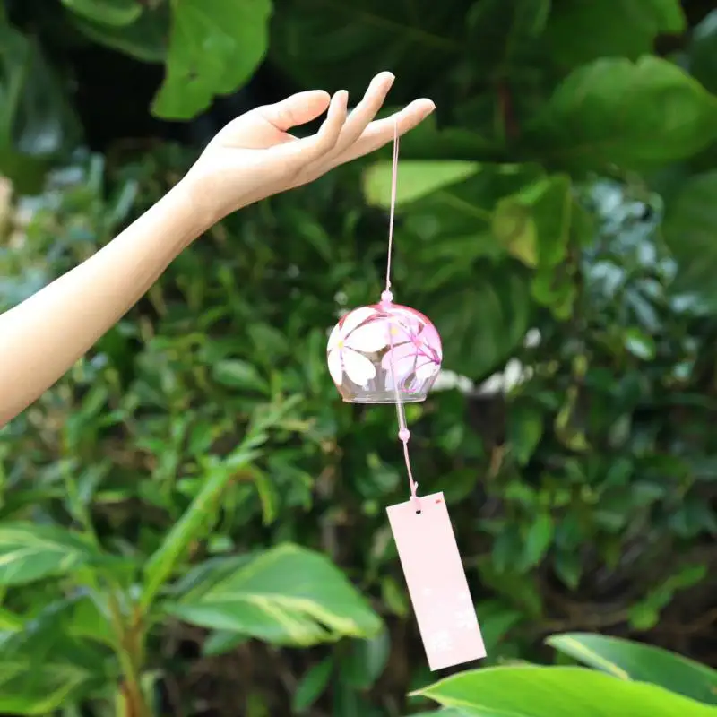 Handpaint Sakura Glass Wind Chimes Wind Japan Style Bells Hanging Decoration Home Garden Office Crafts Hanging Accessories
Handpaint Sakura Glass Wind Chimes Wind Japan Style Bells Hanging Decoration Home Garden Office Crafts Hanging Accessories