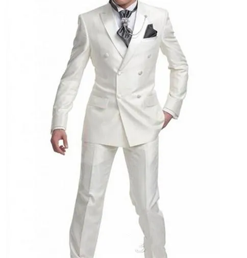 High Quality Double-Breasted Groomsmen Peak Lapel Groom Tuxedos Men Suits Wedding/Prom Best Man Blazer ( Jacket+Pants+Tie) A120
High Quality Double-Breasted Groomsmen Peak Lapel Groom Tuxedos Men Suits Wedding/Prom Best Man Blazer ( Jacket+Pants+Tie) A120