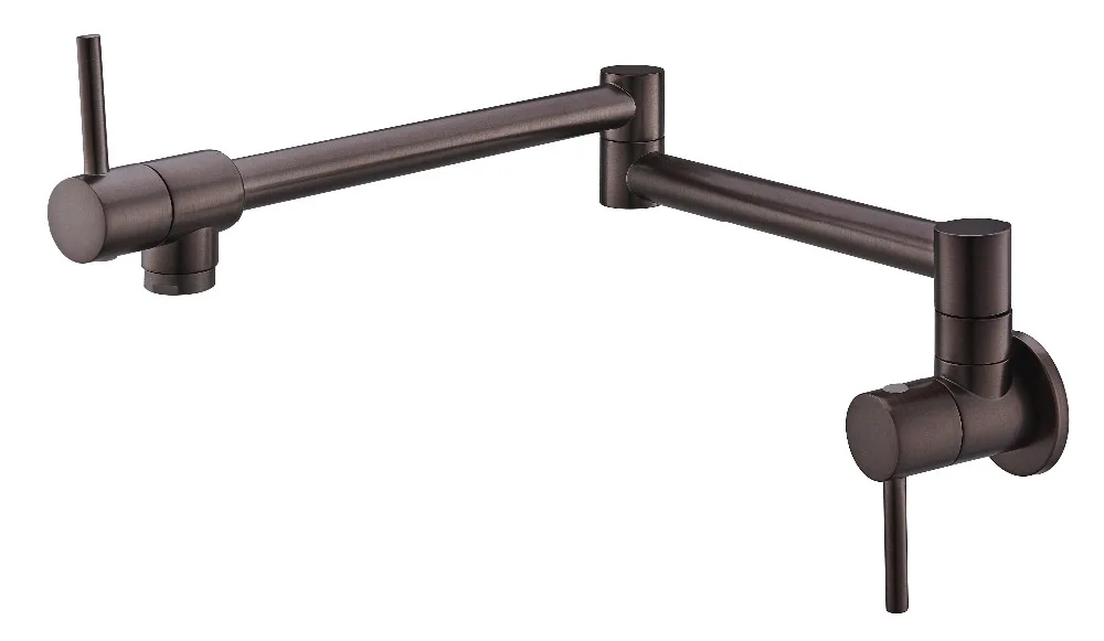 Pot Filler Folding Faucet Stretchable Double Joint Swing Arm Wall Mount Kitchen Faucet Oil rubbed bronze
Pot Filler Folding Faucet Stretchable Double Joint Swing Arm Wall Mount Kitchen Faucet Oil rubbed bronze