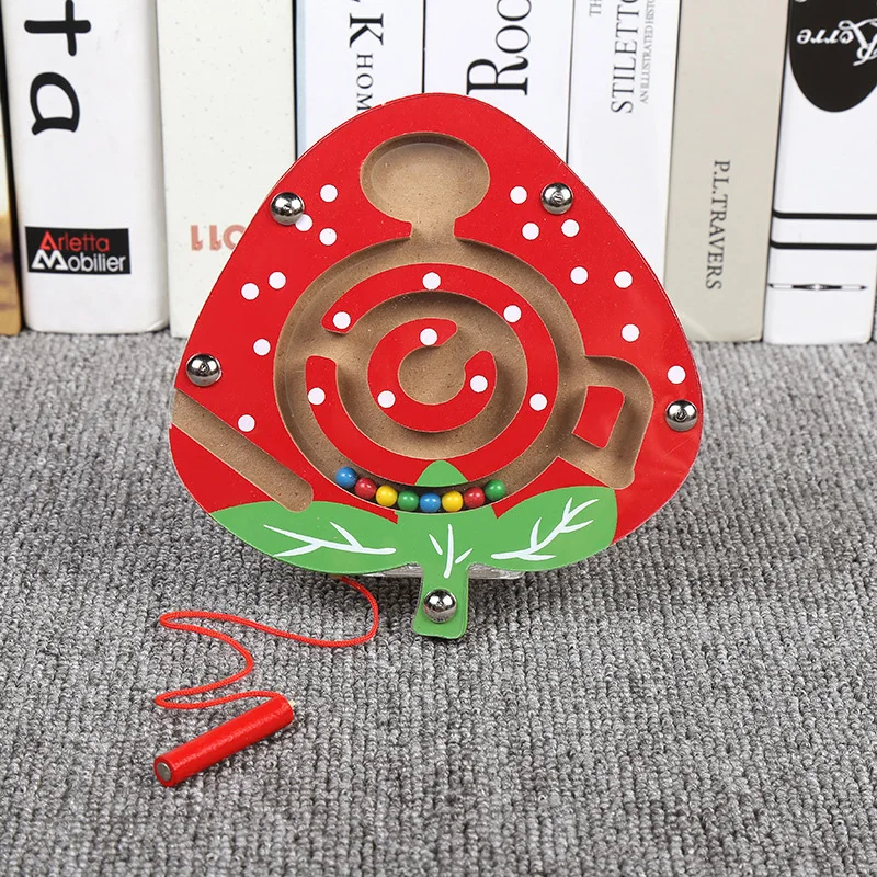 Magnetic Pen Maze Kids Wooden Puzzle Track Beads Game Baby Early Educational Toy Intellectual Board New Arrival Free Shipping
Magnetic Pen Maze Kids Wooden Puzzle Track Beads Game Baby Early Educational Toy Intellectual Board New Arrival Free Shipping