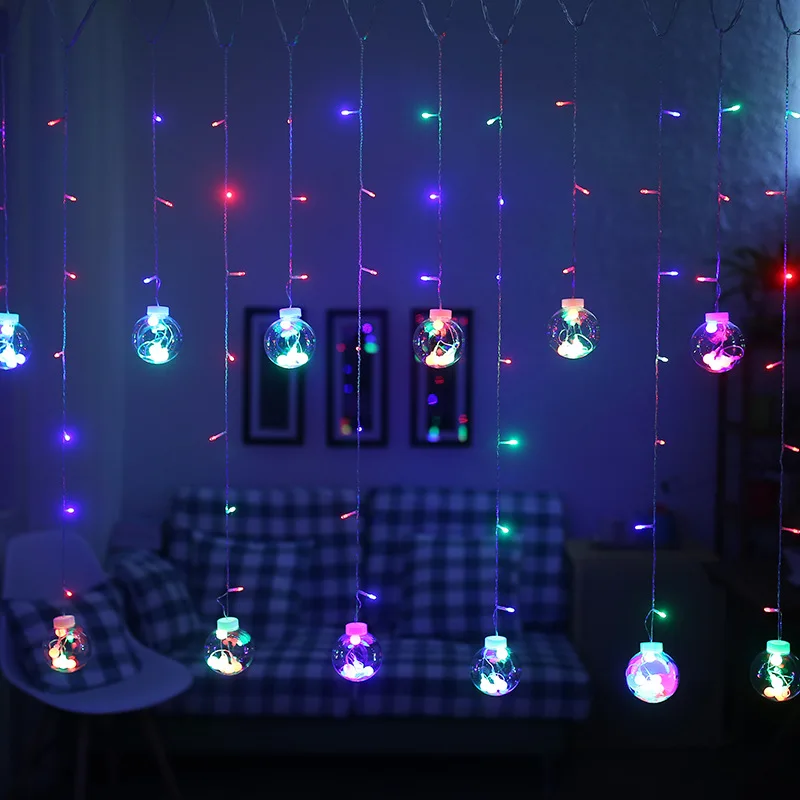 Wish Ball Globe LED String Lights Curtain String Fairy Light Backyard Patio Decorative Outdoor Garland Wedding Lights
Wish Ball Globe LED String Lights Curtain String Fairy Light Backyard Patio Decorative Outdoor Garland Wedding Lights