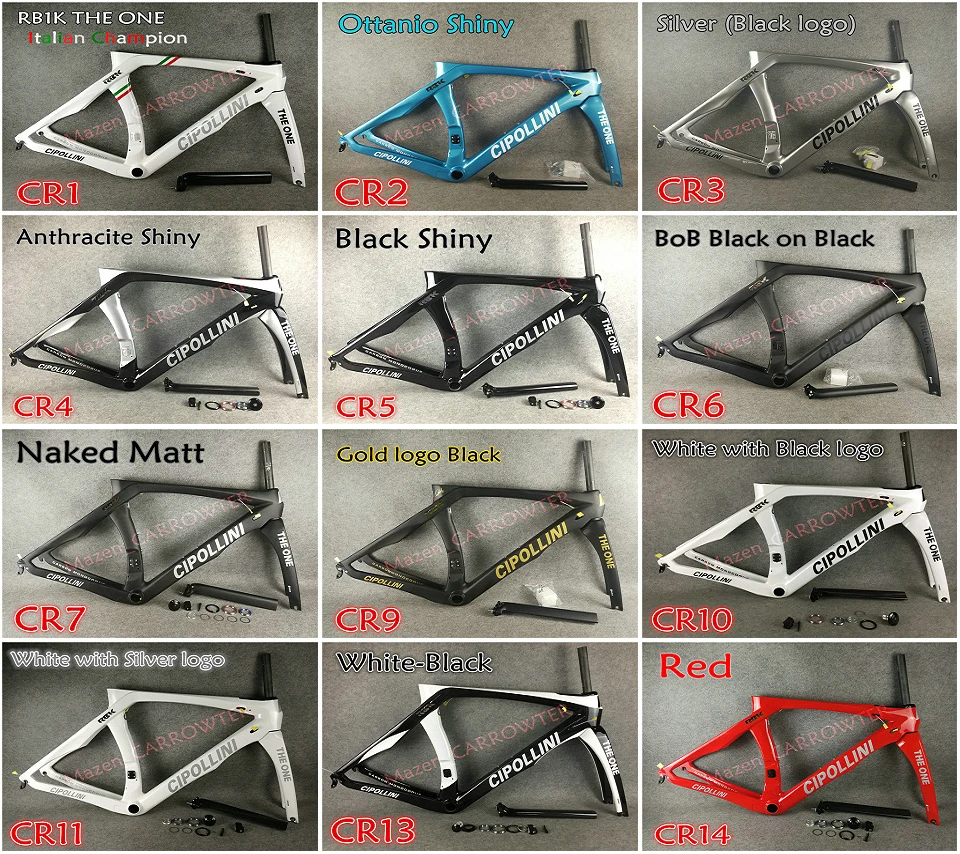 Excellent Black-Grey painted CARROWTER T1000 3K Glossy/Matte Colnago C60 carbon road frame bicycle Frameset With BB386 XS/S/M/L/XL 35