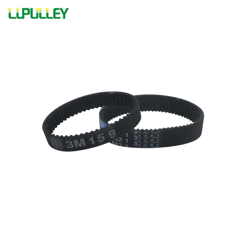 

LUPULLEY HTD 3M Timing Belt Gear Pulley Belt 10/15mm Width HTD Synchronous Drive Belts 192/198/201/207-3M for CNC Machines