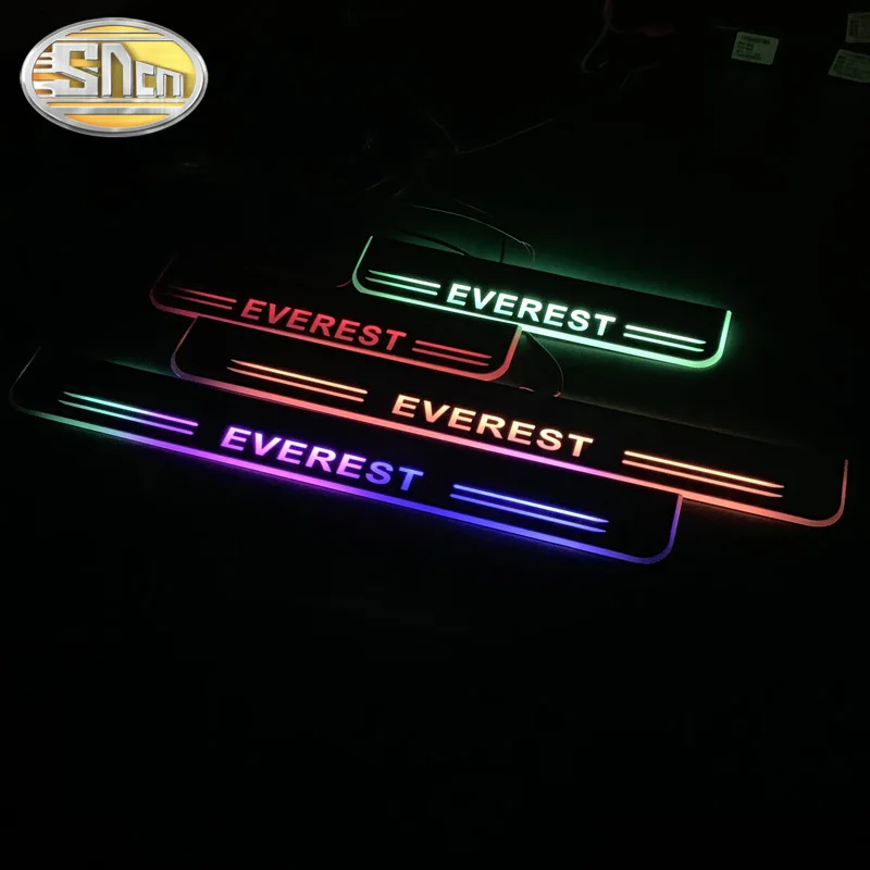 SNCN Colorful Acrylic Moving LED Welcome Pedal Car Scuff Plate Pedal Door Sill Pathway Light For Ford Everest 2015 - 2018 201
SNCN Colorful Acrylic Moving LED Welcome Pedal Car Scuff Plate Pedal Door Sill Pathway Light For Ford Everest 2015 - 2018 201