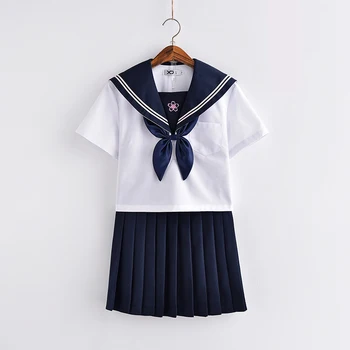 JK Japanese School Sailor Uniform Red/Blue Necktie Fashion School Uniforms For Cosplay Girls Short/Long Sleeve Suit
JK Japanese School Sailor Uniform Red/Blue Necktie Fashion School Uniforms For Cosplay Girls Short/Long Sleeve Suit