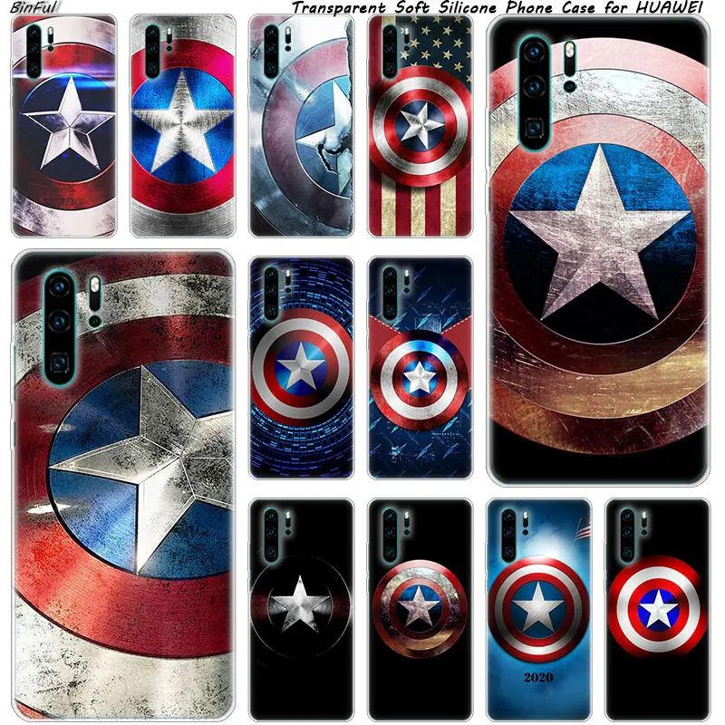 Marvel Captain America Shield Soft Silicone Phone Case for Huawei P30 P20 Pro P10 P9 P8 Lite 2017 P Smart Z Plus 2019 NOVA 3 3i
Marvel Captain America Shield Soft Silicone Phone Case for Huawei P30 P20 Pro P10 P9 P8 Lite 2017 P Smart Z Plus 2019 NOVA 3 3i