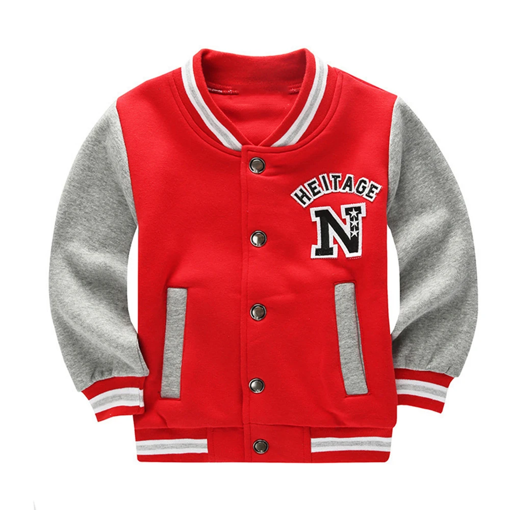 Spring Autumn Children Coat Letter Pattern Student Baseball Wear Boys Sweatshirt Girls Hoodies Casual Kid's Jacket Outerwear 3-8
Spring Autumn Children Coat Letter Pattern Student Baseball Wear Boys Sweatshirt Girls Hoodies Casual Kid's Jacket Outerwear 3-8