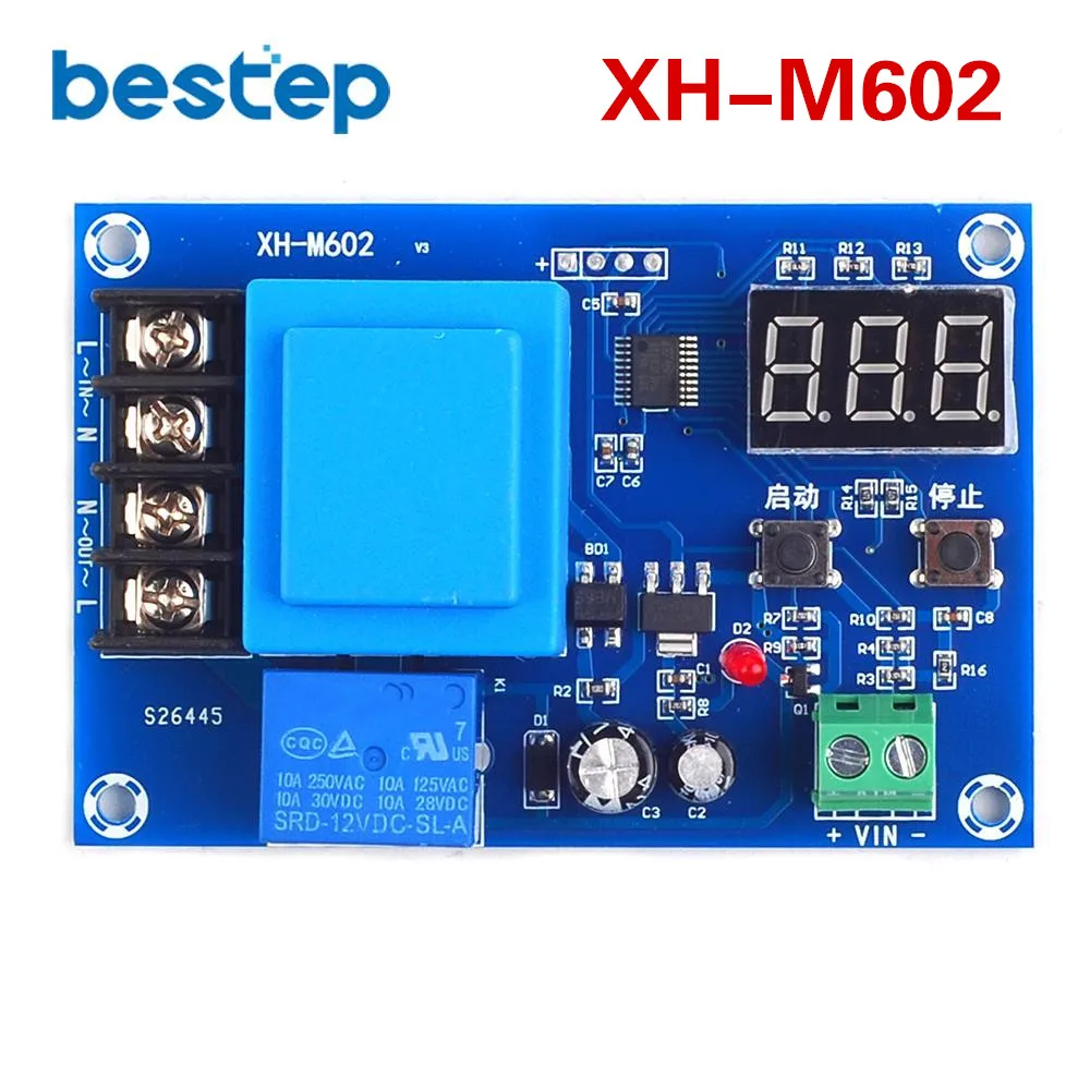 NEW XH-M602 Digital Control Battery Lithium Battery Charging Control Module Battery Charge Control Switch Protection Board
NEW XH-M602 Digital Control Battery Lithium Battery Charging Control Module Battery Charge Control Switch Protection Board