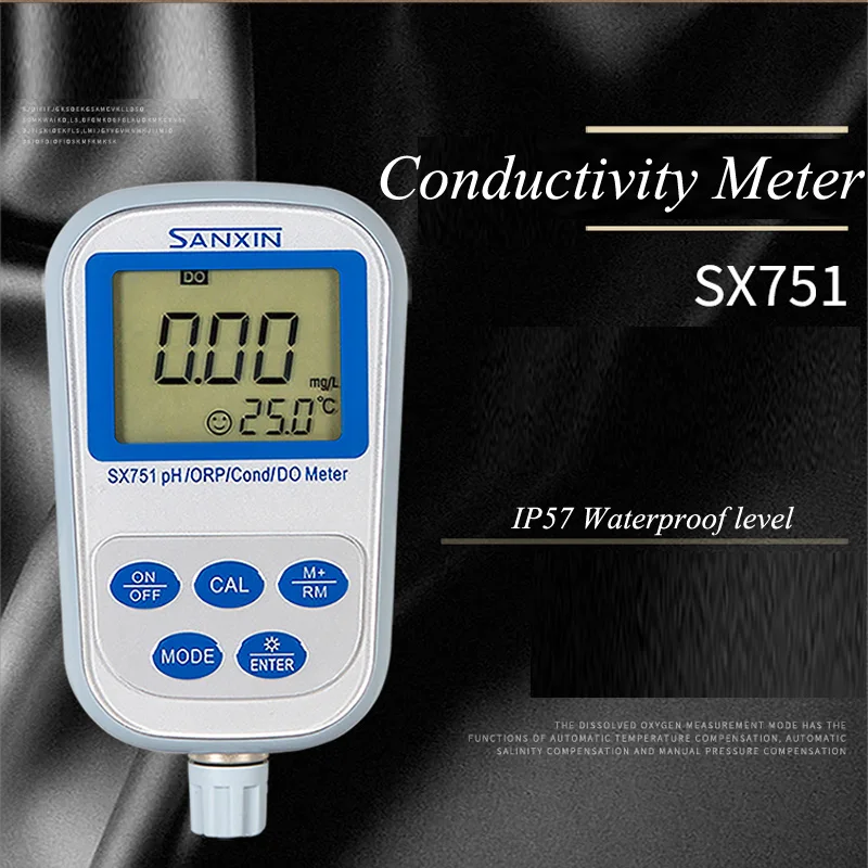 PH Meter ORP Meter Portable Measuring Instrument Conductivity Meter Dissolved Oxygen Analyzer
PH Meter ORP Meter Portable Measuring Instrument Conductivity Meter Dissolved Oxygen Analyzer