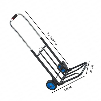 Household Luggage Rider Push Two-wheeled Telescopic Trolley Truck Tiger Truck Folding Trailer Portable Shopping Cart Storage
Household Luggage Rider Push Two-wheeled Telescopic Trolley Truck Tiger Truck Folding Trailer Portable Shopping Cart Storage