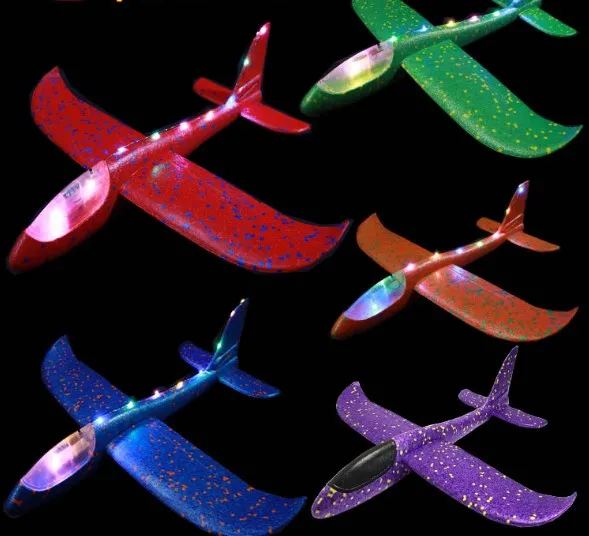 48cm EPP Foam Throwing Flying Airplane Aircraft flashing led Fly Plane Hand Throw Plane Puzzle Model Toys
48cm EPP Foam Throwing Flying Airplane Aircraft flashing led Fly Plane Hand Throw Plane Puzzle Model Toys