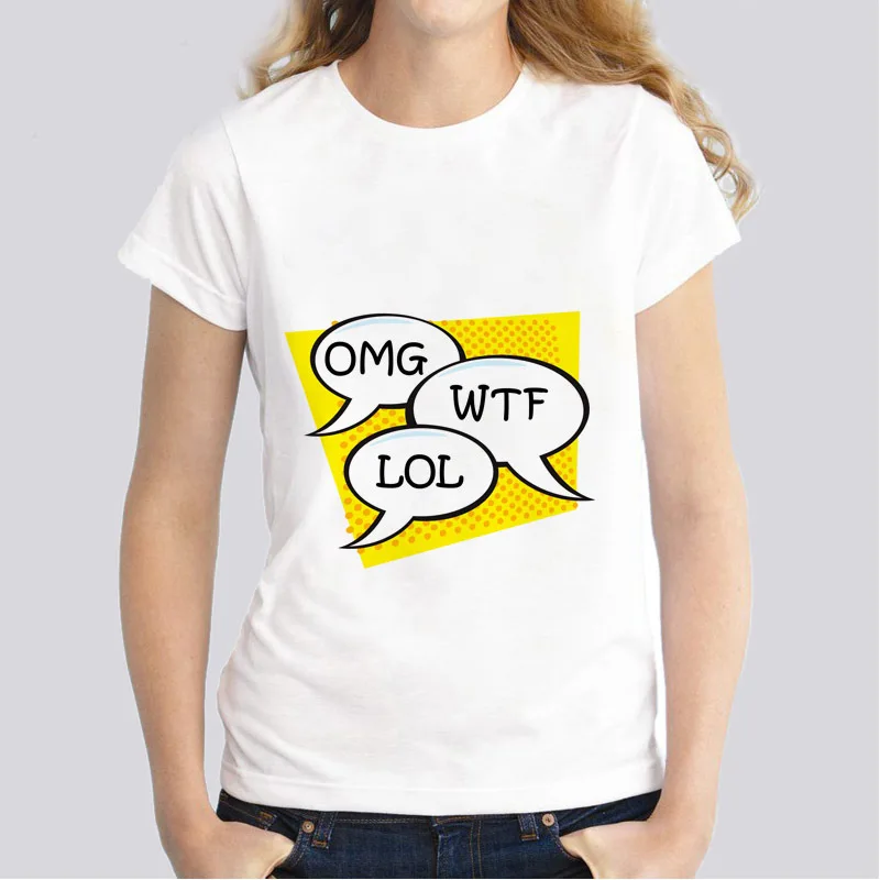 Wtf OMG WTF LOL T-shirt Women Casual harajuku kawaii Tshirt white printed Short Sleeve female T shirt top WTs1042
Wtf OMG WTF LOL T-shirt Women Casual harajuku kawaii Tshirt white printed Short Sleeve female T shirt top WTs1042