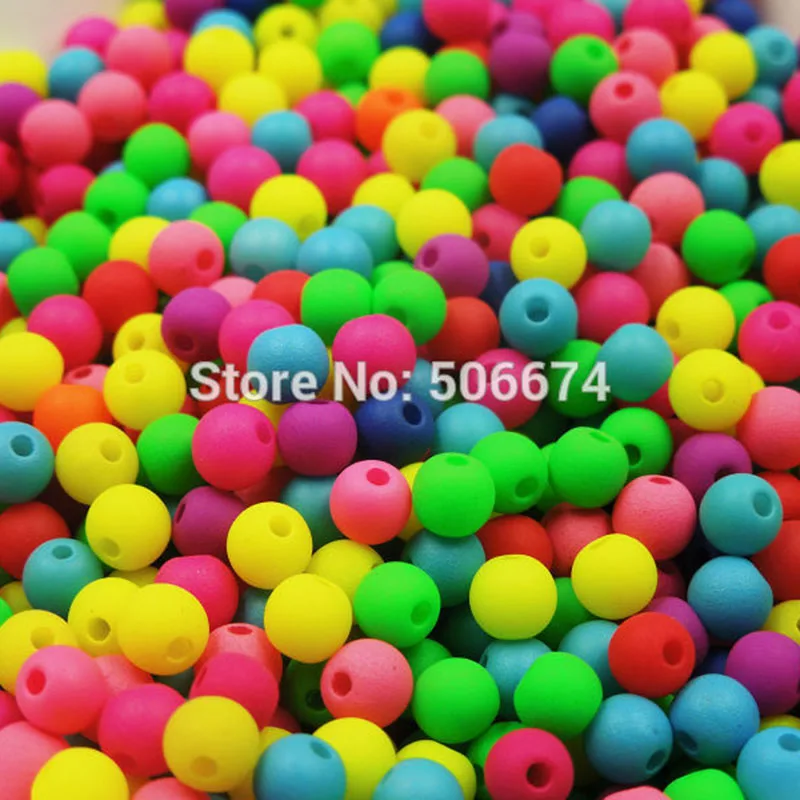 300PCs candy 8 Mixed color 5mm Acrylic round loose frosted fluorescent beads Making necklace bracelet diy jewelry charm Beads
300PCs candy 8 Mixed color 5mm Acrylic round loose frosted fluorescent beads Making necklace bracelet diy jewelry charm Beads