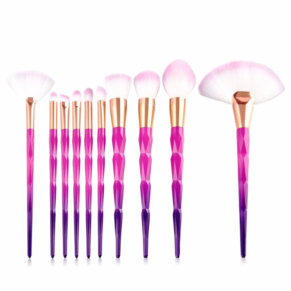 2018 Diamond Handle Beauty Makeup Brushes Set Eyeshadow Blusher Lip Nose Brush pincel maquiagem Fan Make Up Brush Kwasten Brush
2018 Diamond Handle Beauty Makeup Brushes Set Eyeshadow Blusher Lip Nose Brush pincel maquiagem Fan Make Up Brush Kwasten Brush