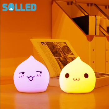 SOLLED Colorful Night Light Led Lamp Water droplets Silicone Soft Cartoon Baby Nursery Lamp Gift atmosphere Desk Lamps
SOLLED Colorful Night Light Led Lamp Water droplets Silicone Soft Cartoon Baby Nursery Lamp Gift atmosphere Desk Lamps