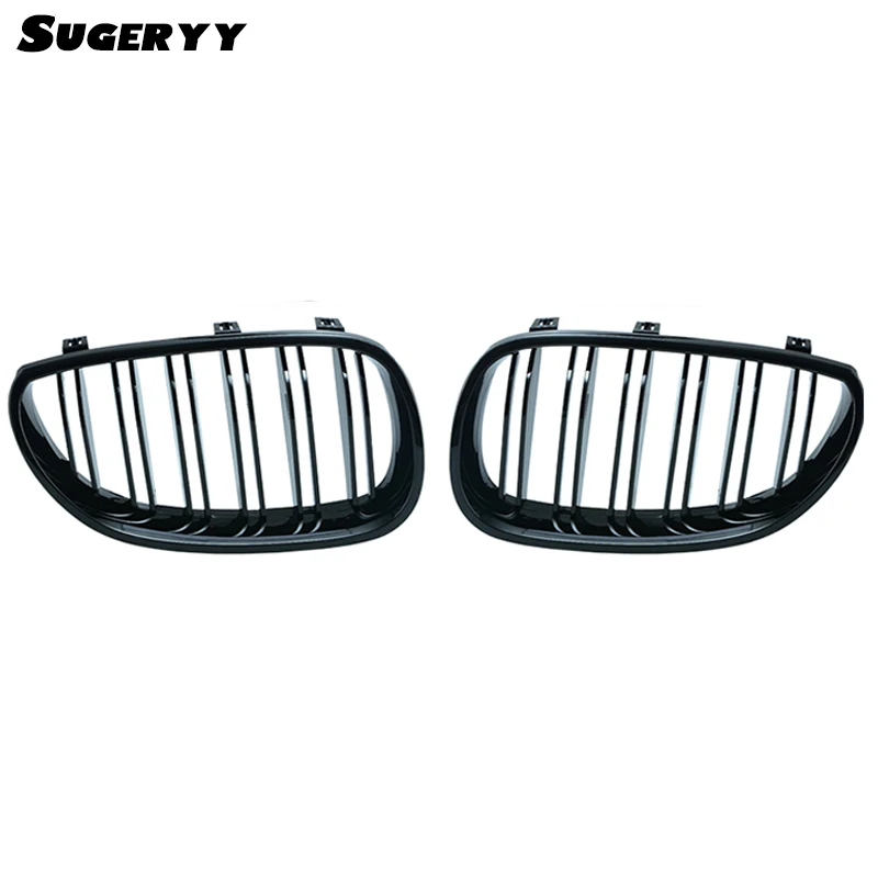 SUGERYY 1 Pair For BMW E60 5 Series 2004-2009 Car Style Gloss Black Front Kidney Double Slat Grill Grille Car-styling
SUGERYY 1 Pair For BMW E60 5 Series 2004-2009 Car Style Gloss Black Front Kidney Double Slat Grill Grille Car-styling