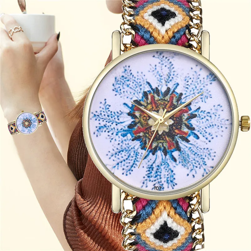 Fashion Women Watches Luxury Ladies Ribbon Bracelet Watch Creative Printed Dial Casual Quartz Wrist Watch Female Clock Gift /C
Fashion Women Watches Luxury Ladies Ribbon Bracelet Watch Creative Printed Dial Casual Quartz Wrist Watch Female Clock Gift /C