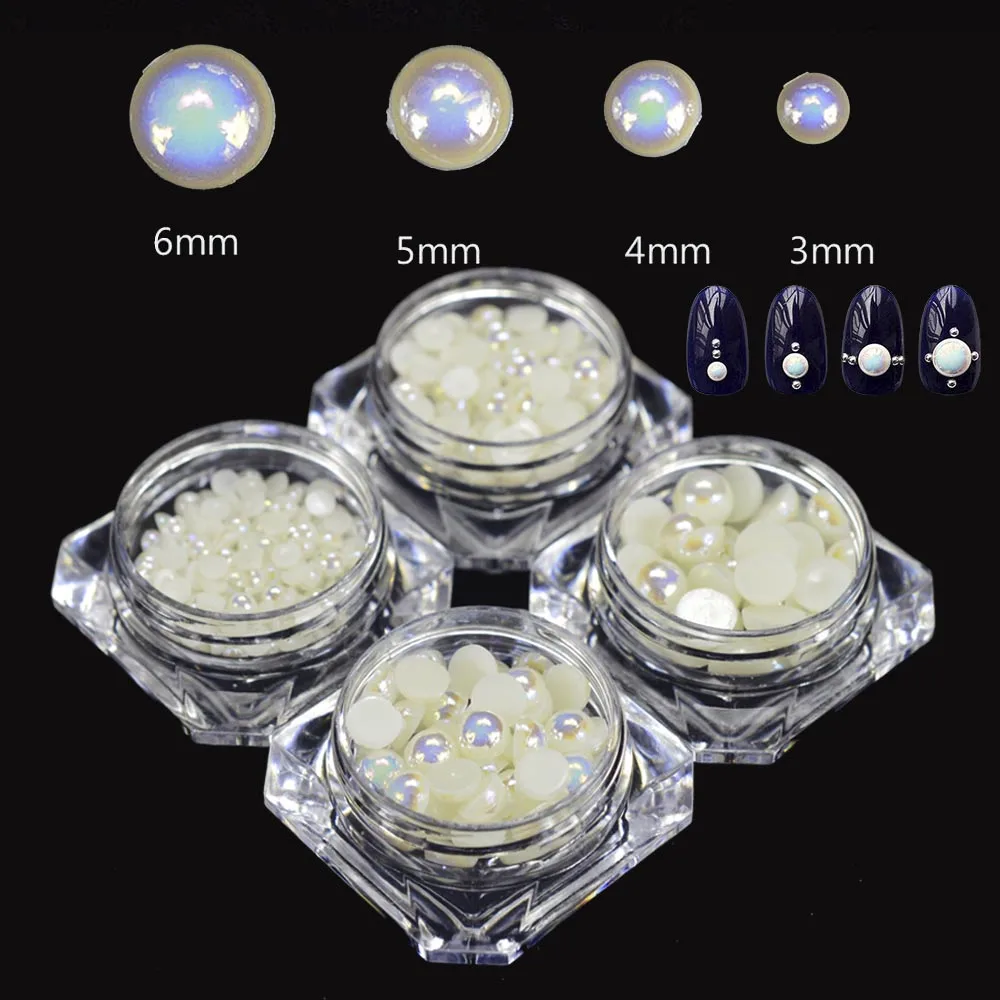 1 box New Natural AB Mermaid Effect Beads Nail Pearl DIY Charm Decorations Designs Flatback 3D 3/4/5/6mm Stone Rhinestones CH476
1 box New Natural AB Mermaid Effect Beads Nail Pearl DIY Charm Decorations Designs Flatback 3D 3/4/5/6mm Stone Rhinestones CH476