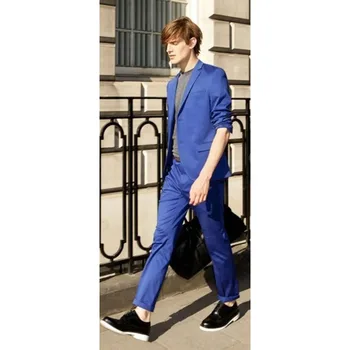 Costume Made Tuxedo 2017 Peak Lapel Two Button Bright Blue Mens Suit Fashion Wedding Best suits for me 3 Pieces suit (Coat+Pant)
Costume Made Tuxedo 2017 Peak Lapel Two Button Bright Blue Mens Suit Fashion Wedding Best suits for me 3 Pieces suit (Coat+Pant)