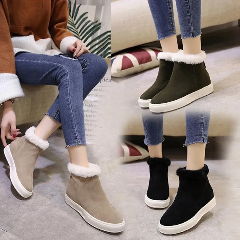 Nice Winter Shoes Woman Platform Boots Keep Warm Snow Boots Spli-On Cotton Ankle Boots Women Plus Plush Women Shoes
Nice Winter Shoes Woman Platform Boots Keep Warm Snow Boots Spli-On Cotton Ankle Boots Women Plus Plush Women Shoes