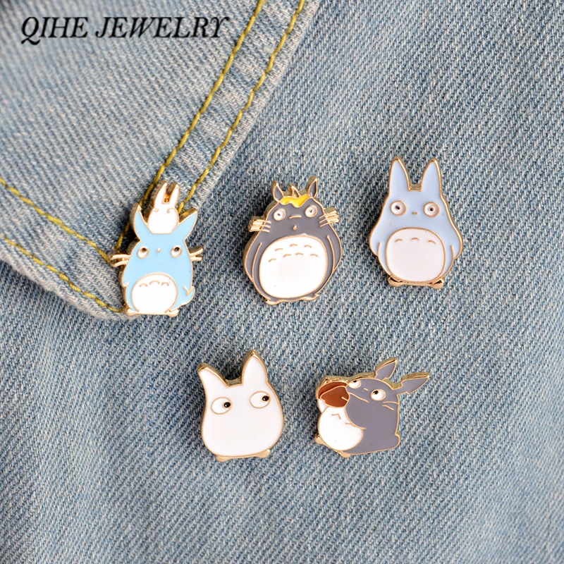 QIHE JEWELRY 4PCS/Set Kawaii Cartoon My Neighbor Totoro Brooches Pins Girl Jeans Bag Decoration For Friend
QIHE JEWELRY 4PCS/Set Kawaii Cartoon My Neighbor Totoro Brooches Pins Girl Jeans Bag Decoration For Friend
