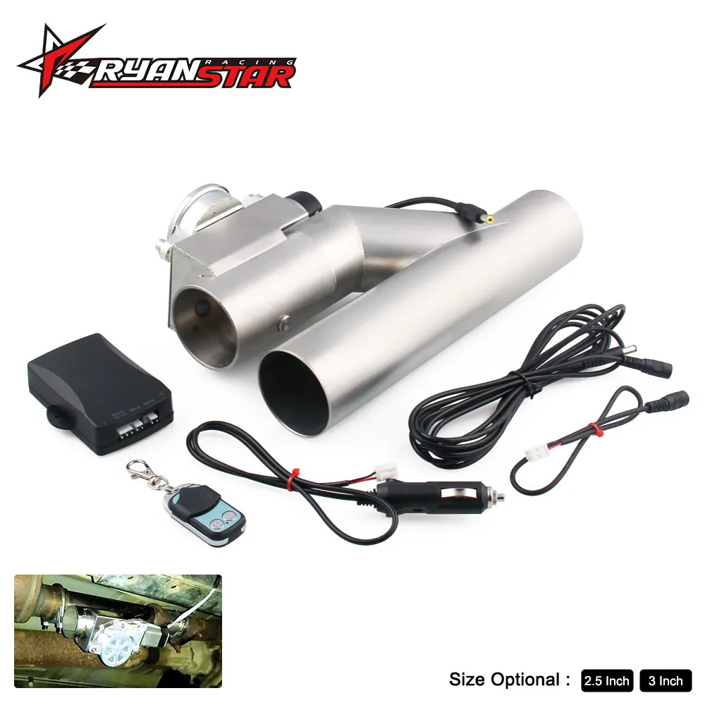 Universal car new style 2.5'' 3" Dump Valve Electric Exhaust Cutout with Wireless Remote TP007
Universal car new style 2.5'' 3" Dump Valve Electric Exhaust Cutout with Wireless Remote TP007