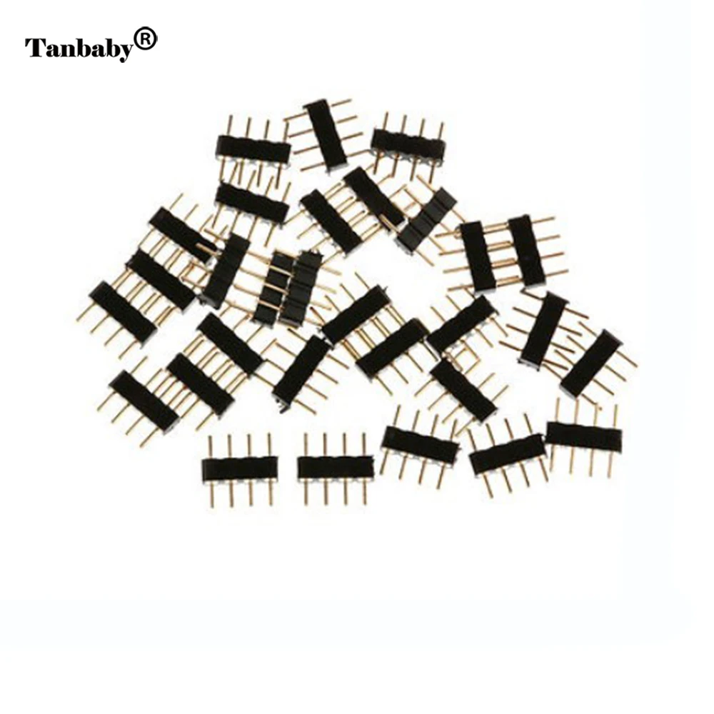 4 Pin RGBConnector Adapter 5pin RGBW needle male type double For 5050 3528 LED Strip DIY lights insert
4 Pin RGBConnector Adapter 5pin RGBW needle male type double For 5050 3528 LED Strip DIY lights insert