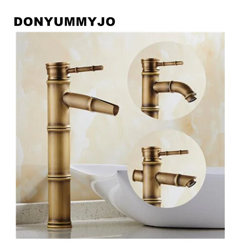 DONYUMMYJO Bathroom Bamboo Faucet Antique Finish Copper Sink Mixer Tap Deck Mounted hot and cold water bambu taps
DONYUMMYJO Bathroom Bamboo Faucet Antique Finish Copper Sink Mixer Tap Deck Mounted hot and cold water bambu taps