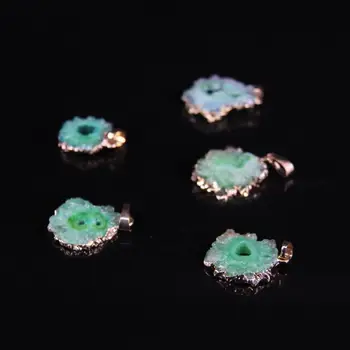 5pcs/lot,Raw Green Quartz Geode Flat Slab Pendant beads,Natural Druzy Agates gems Freeform Slice Pendant Necklace Jewelry
5pcs/lot,Raw Green Quartz Geode Flat Slab Pendant beads,Natural Druzy Agates gems Freeform Slice Pendant Necklace Jewelry
