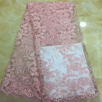 2019 latest pink sequins African French lace fabric high quality Nigerian tulle lace fabric for luxury evening dresses dp65-1546
2019 latest pink sequins African French lace fabric high quality Nigerian tulle lace fabric for luxury evening dresses dp65-1546