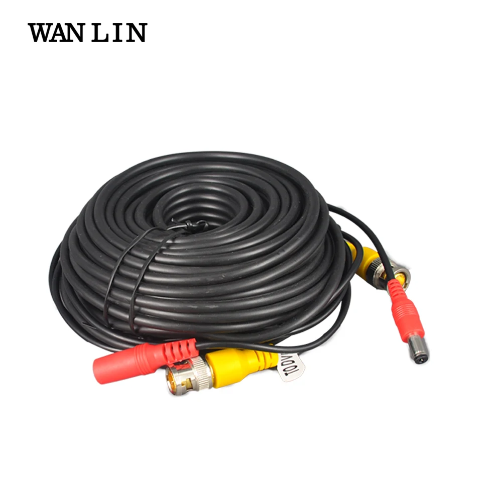 WANLIN 2in1 BNC Coaxial Cable 18.3M Video DC Power Cable 60ft for CVBS AHD TVI CCTV SYSTEM Surveillance Camera DVR Kit Accessory
WANLIN 2in1 BNC Coaxial Cable 18.3M Video DC Power Cable 60ft for CVBS AHD TVI CCTV SYSTEM Surveillance Camera DVR Kit Accessory