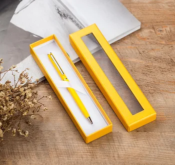 200pcs High-grade Paper Pen Box with Clear Window Pen Display Boxes Business Gift Box Customized LOGO wen6158
200pcs High-grade Paper Pen Box with Clear Window Pen Display Boxes Business Gift Box Customized LOGO wen6158