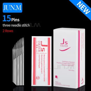 500Pcs 2 Rows 15Pins Microblading Needle Blade Permanent Makeup Eyebrow Flex Tattoo Needles 3D Microblading Manual Tattoo Pen
500Pcs 2 Rows 15Pins Microblading Needle Blade Permanent Makeup Eyebrow Flex Tattoo Needles 3D Microblading Manual Tattoo Pen