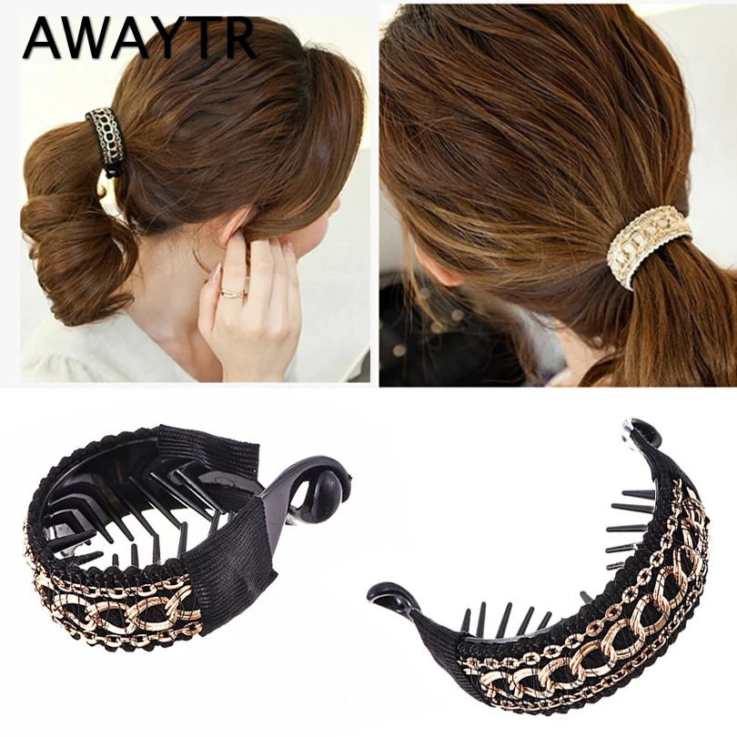 AWAYTR 2PCS Fashion Plastic Hair Claws For Women Hairclip Hairpin Hair Accessories For Girls Women Bezel Hair Rubber Headwear
AWAYTR 2PCS Fashion Plastic Hair Claws For Women Hairclip Hairpin Hair Accessories For Girls Women Bezel Hair Rubber Headwear