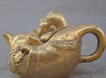 Free shipping china brass wealth ruyi happy laugh Maitreya Buddha statue Wine Tea Pot Flagon
Free shipping china brass wealth ruyi happy laugh Maitreya Buddha statue Wine Tea Pot Flagon